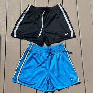 Nike Black and Blue Shorts Duo